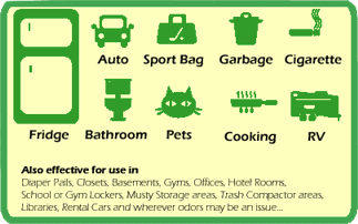 uses for the odor buster tub-o-carbon